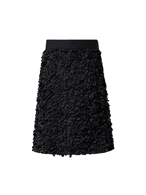 Laser-Cut Flared A-Line Skirt