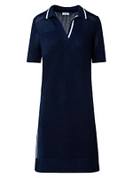 Wool-Blend Polo Dress