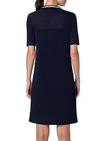 Wool-Blend Polo Dress