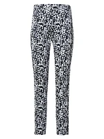 Franca Geometric Slim Crop Pants