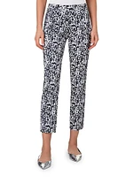 Franca Geometric Slim Crop Pants