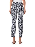 Franca Geometric Slim Crop Pants