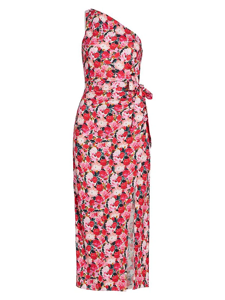 Nanu Floral Asymmetric Dress