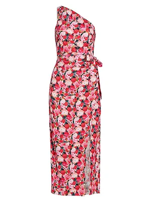 Nanu Floral Asymmetric Dress