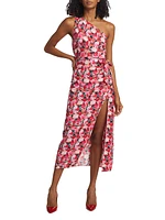 Nanu Floral Asymmetric Dress