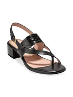 Anica Lux 40MM Block-Heel Sandals