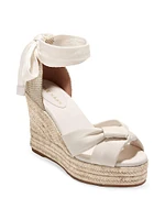 Hampton Leather Espadrille Platform Sandals