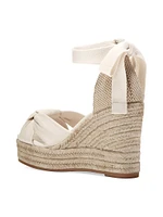 Hampton Leather Espadrille Platform Sandals