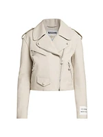 Sheep Leather Crop Jacket