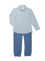 Little Boy's & Boy's Magnet-Front Shirt