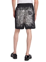 Rudent Graphic Cotton Shorts