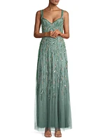 Sequined Mermaid Gown