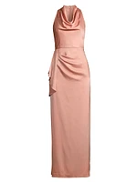 Satin Crepe Gown