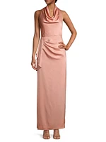 Satin Crepe Gown