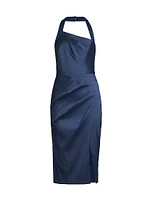 Satin Halterneck Dress