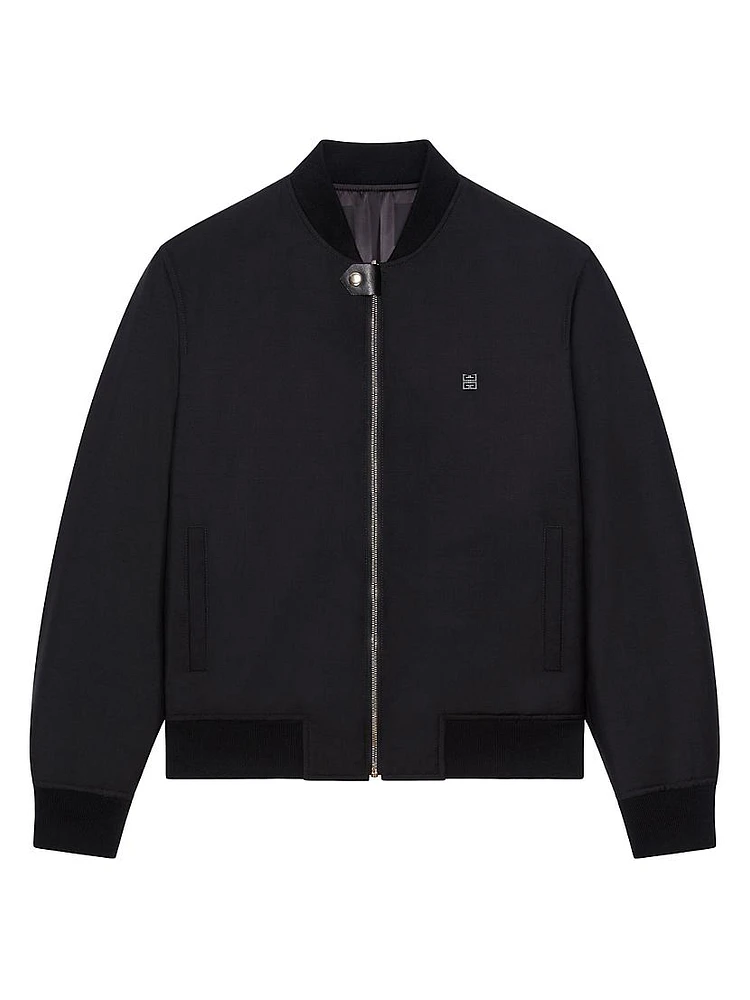 Reversible Bomber Jacket 4G Wool