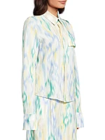 Trench Ikat-Inspired Shirt