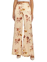 Pilar Floral Wide-Leg Pants