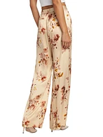 Pilar Floral Wide-Leg Pants