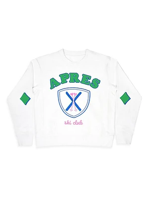 Little Girl's & Theme Apres Logo Cotton Sweatshirt