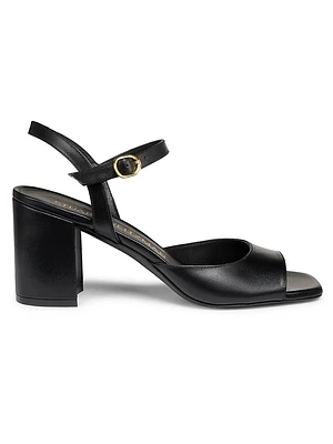 Tia 75MM Leather Sandals