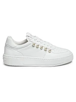 Courtside Pearl Leather Sneakers