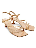 Oasis 50MM Patent Leather Sandals