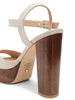 Ryder 95MM Suede Platform Sandals