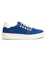 Courtside Pearl Leather Sneaker