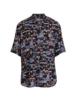 Vabilio Abstract Button-Front Shirt