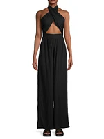 Kiwanda Cut-Out Wide-Leg Jumpsuit