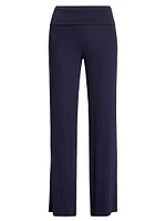 Rib-Knit Modal Yoga Pants