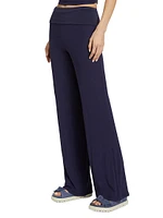 Rib-Knit Modal Yoga Pants