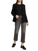 Crepe Twill Blazer