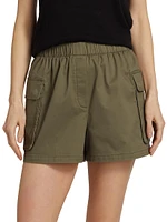 Cotton Twill Cargo Shorts