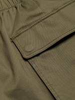 Cotton Twill Cargo Shorts