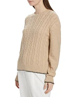 Cable-Knit Sweater