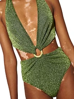 Sarakiniko Selena Metallic One-Piece Swimsuit