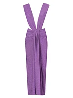 Sarakiniko Nia Draped Maxi Dress