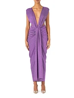 Sarakiniko Nia Draped Maxi Dress