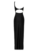 Sarakiniko Arrecife One-Shoulder Maxi Dress