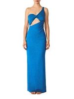 Sarakiniko Arrecife One-Shoulder Maxi Dress