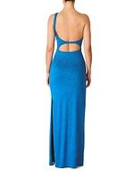 Sarakiniko Arrecife One-Shoulder Maxi Dress