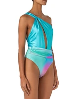 Sarakiniko Oriana Draped One-Piece Swimsuit