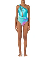 Sarakiniko Oriana Draped One-Piece Swimsuit