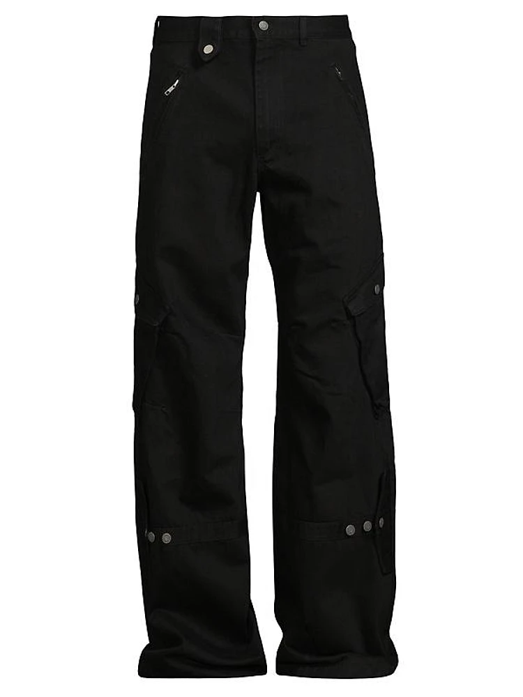 Toute Première Fois Denim Cargo Pants