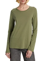 Jersey Cotton Long-Sleeve T-Shirt