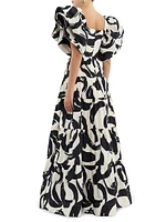 Pompidou Taffeta Maxi Dress