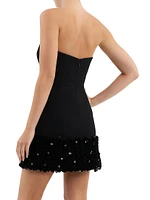 Elaine Keyhole Sequin Minidress