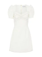 Clarisse Plait-Trimmed Minidress